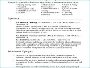 Registered Nurse Resume Cover Letter Template