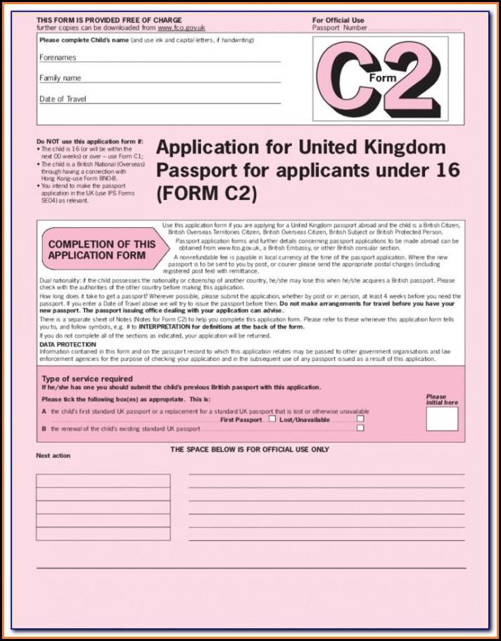 Renewal Passport Forms Guyana