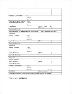 Rental Application Forms Ontario