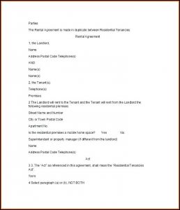 Rental Application Forms Qld