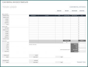 Rental Invoice Template Uk