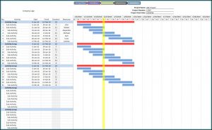 Residential Construction Schedule Template Excel