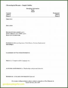 Resume Blank Format For Freshers