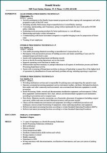 Resume For Cvs Pharmacy Technician