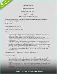 Resume For Medical Coder