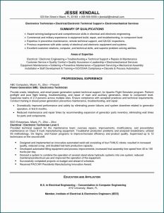 Resume For Pharmacy Technician Students