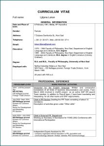 Resume Format Free Download For Engineers