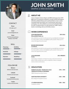 Resume Template Editable