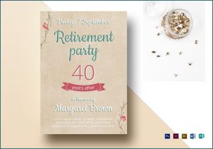 Retirement Flyer Samples Free
