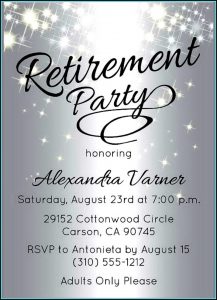 Retirement Invitation Template Free