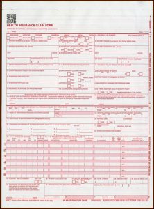Sample Hcfa 1500 Claim Form Instructions