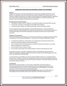 Sample Hipaa Form For Psychologists