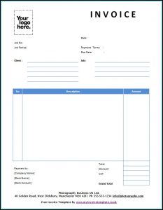 Sample Invoice Template Word Uk