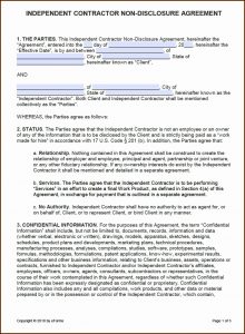 Sample Nda Form