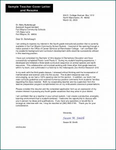 Samples Of Resumes And Cover Letters