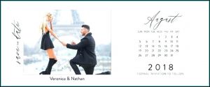 Save The Date Calendar Template Psd