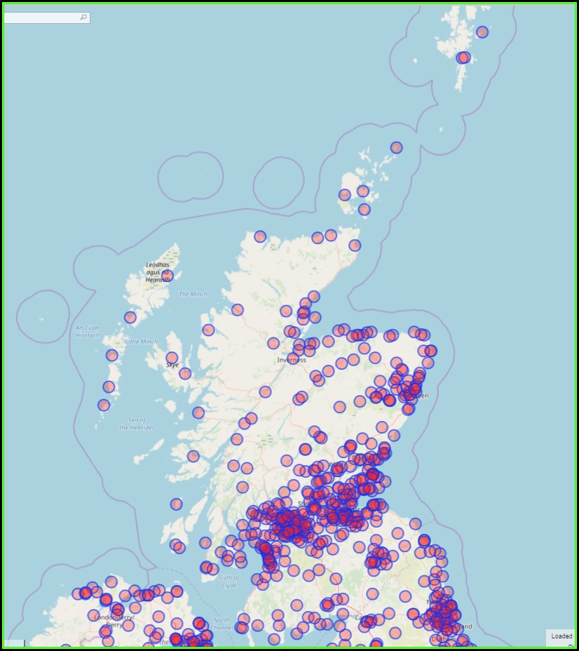 Scotland Map Golf Courses