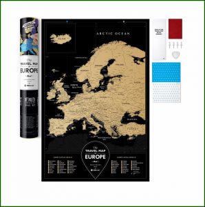 Scratch Map Europe Cities