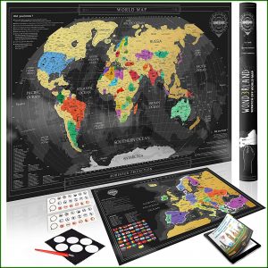 Scratch Map Europe Ebay