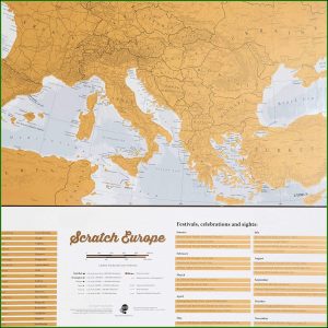 Scratch Map Europe Edition