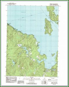 Sebago Lake Fishing Map