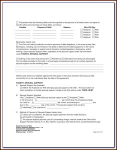 Separation Agreement Form Ohio