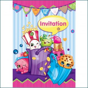 Shopkins Birthday Invitations Templates Free