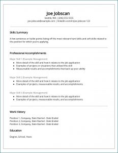 Show Me Good Resume Format