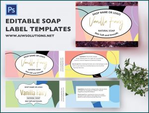 Soap Label Design Templates