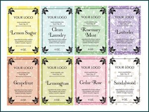 Soap Making Label Templates