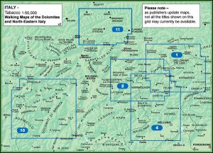 Tabacco Hiking Maps Italy