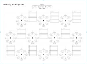 Table Seating Chart Template Microsoft Word