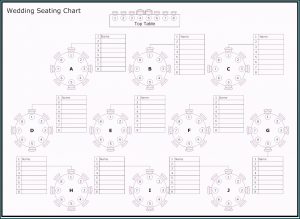 Table Seating Plan Template Free