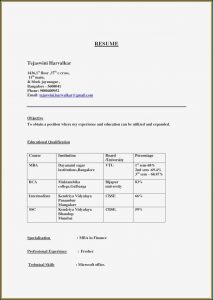 Teacher Job Resume Format Pdf