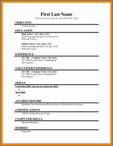 Teaching Cv Templates
