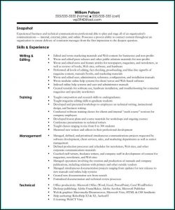 Technical Writing Resume Objective