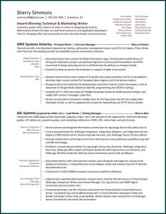 Technical Writing Resume Samples For Freshers