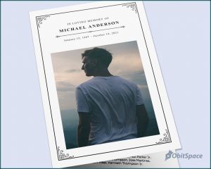 Template For Obituary Program