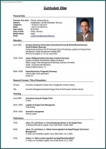 Template Resume Format