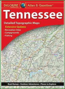 Tennessee Gazetteer Map