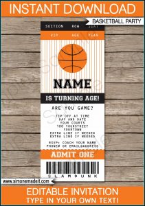 Ticket Invitation Template Free Download