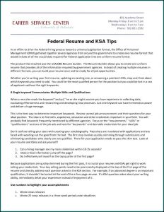 Top Federal Government Resume Writing Services