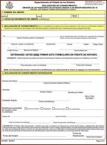 Travel State Gov Passport Forms Ds 11
