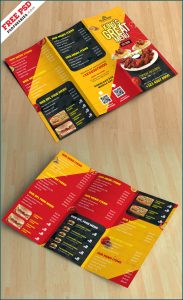 Tri Fold Menu Template Free Download
