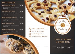 Tri Fold Menu Template Illustrator