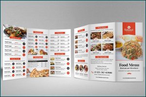 Trifold Menu Template