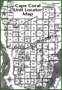 Unit Map Cape Coral Florida