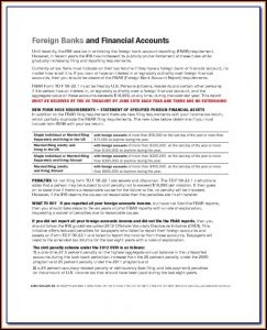 Us Fbar Form 2018