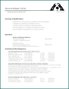 Vet Assistant Resume Template