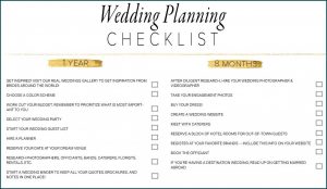 Wedding Day Itinerary Template Free